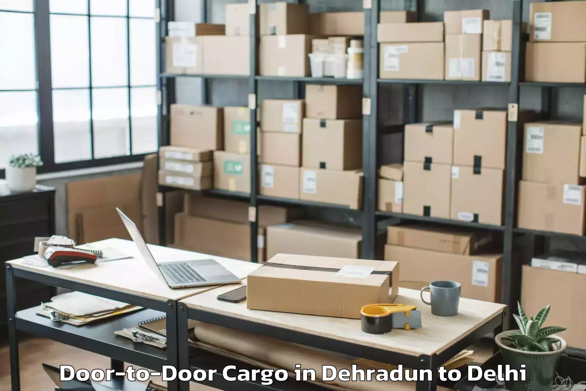 Professional Dehradun to Jhilmil Door To Door Cargo